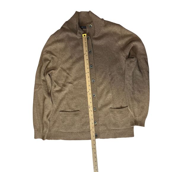 Peruvian Connection 100% Royal Alpaca Button-Front Cardigan Sweater - Picture 4 of 7